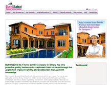 Tablet Screenshot of buildsabai.com